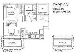 The Hillford (D21), Apartment #173396602